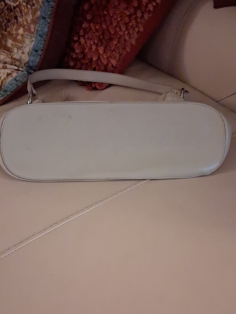 KENNETH COLE CREAM LEATHER Handbag - Picture 6 of 11